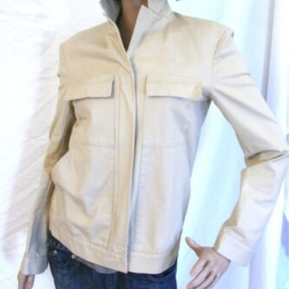 Richmond Denim Cotton Canvas Military Jacket 44